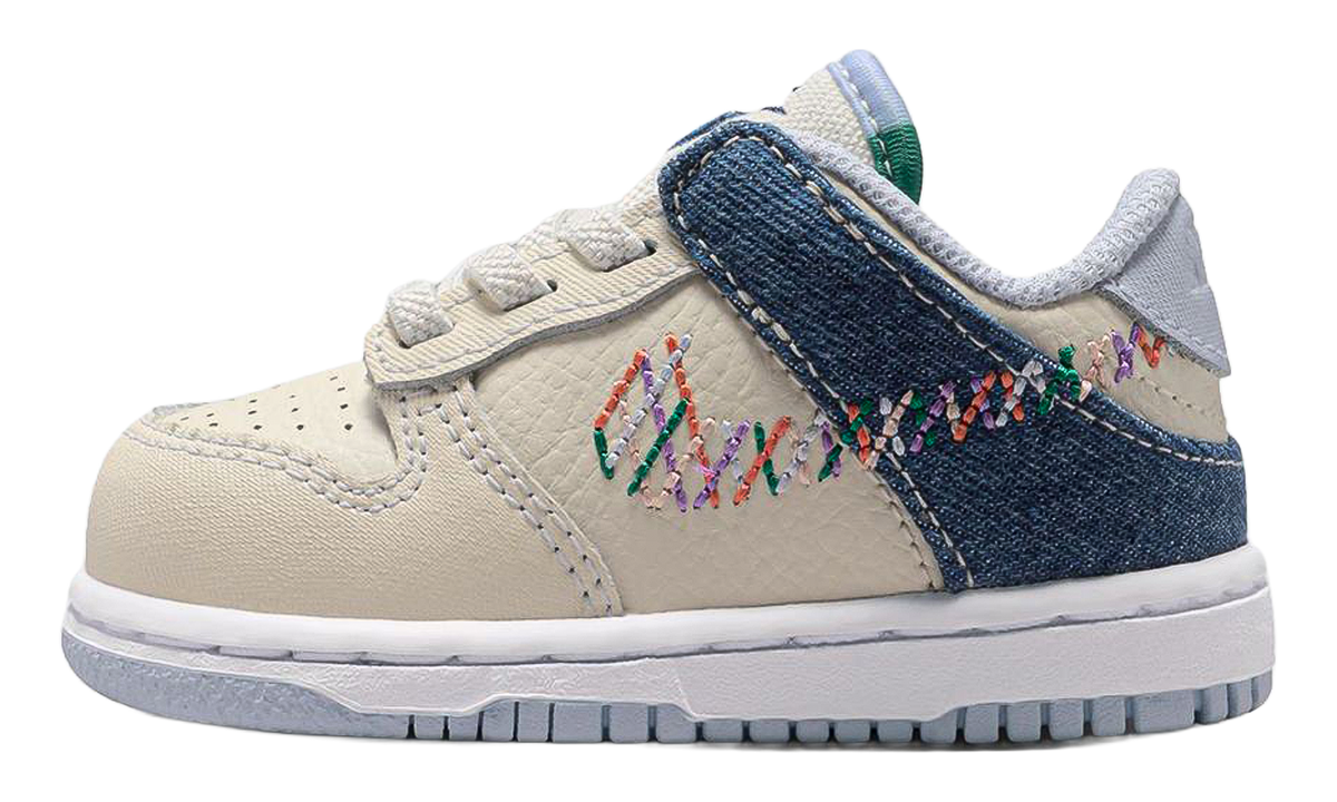 Dunk Low TD "Soft Pearl / Blue Denim / Midnight Navy / Multicolor" IR1827 022