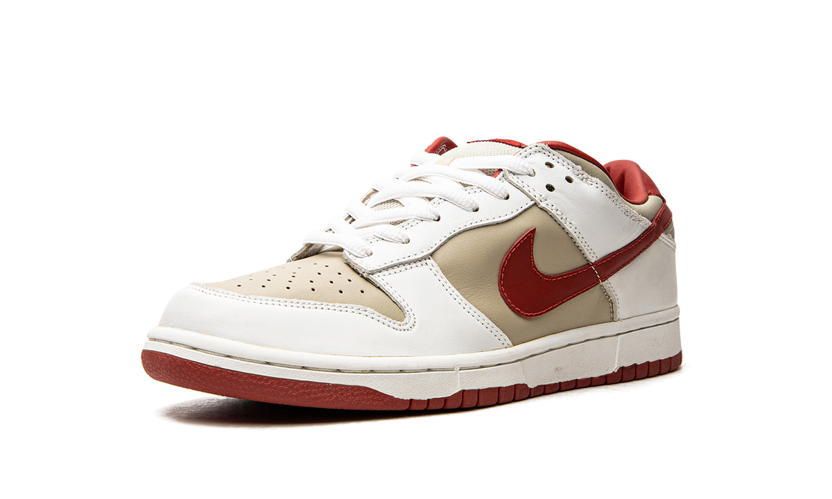 DUNK LO PRO MNS WMNS "Light Stone Varsity Red" 302517 161